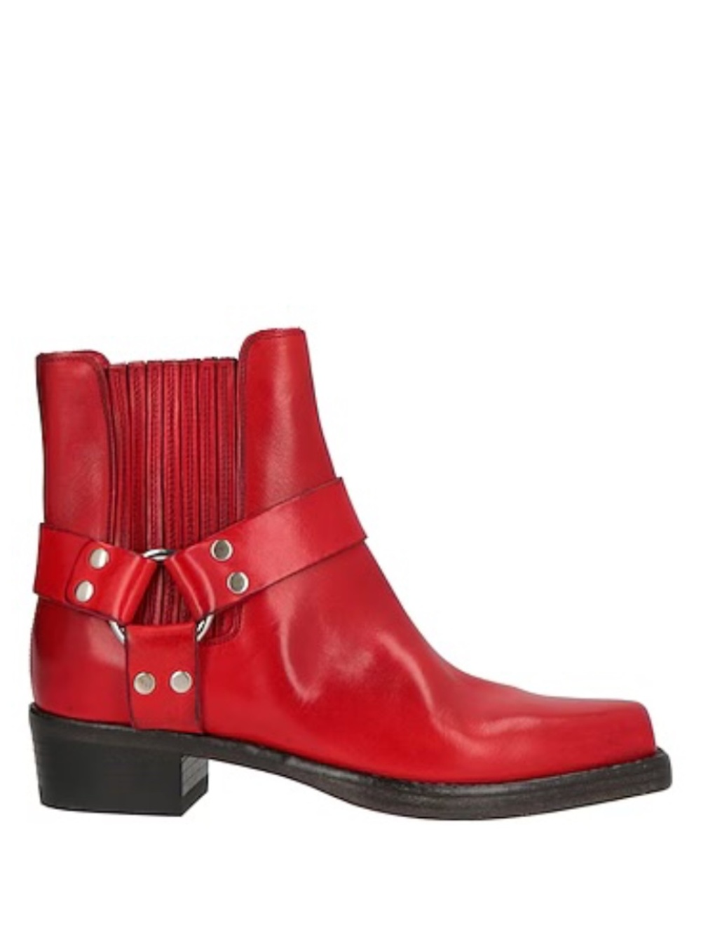 Re/Done Red ankle boots